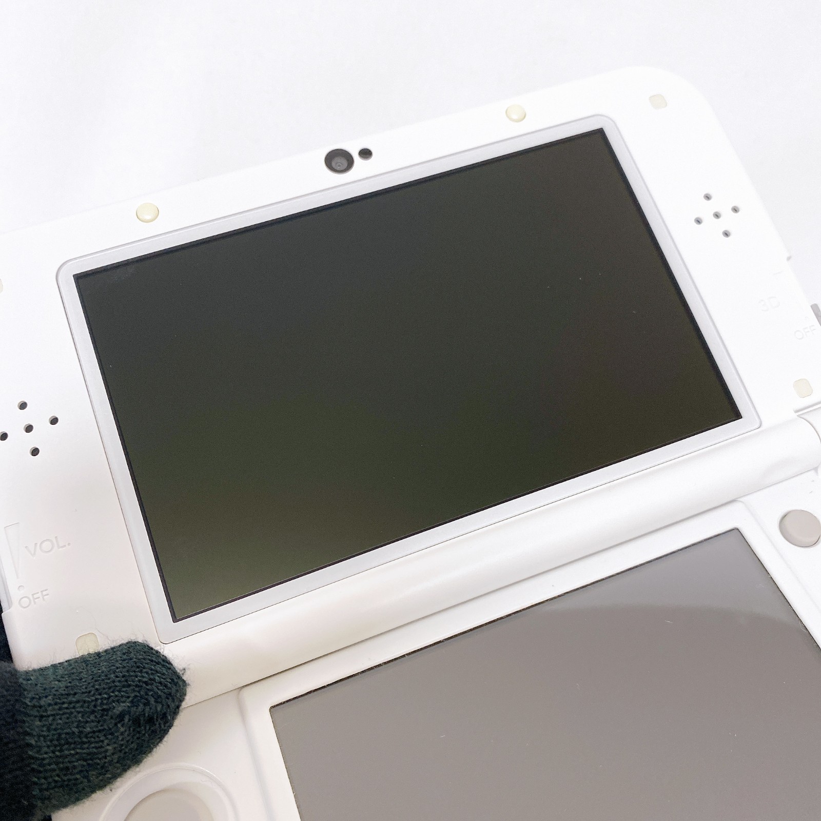 【Near Mint】New Nintendo 3DS XL LL Pearl White Console Stylus Japan Tested Rare