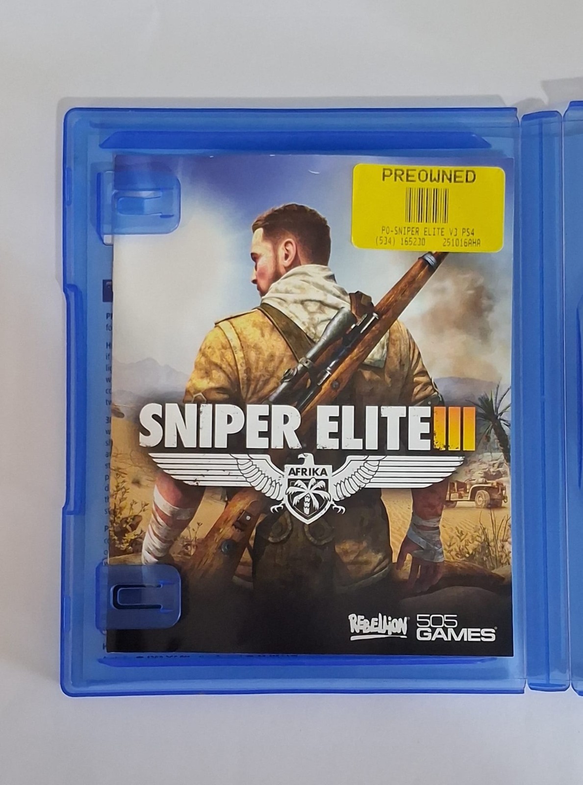 Sniper Elite III PS4 Tested Working Complete Australian Release MA15+