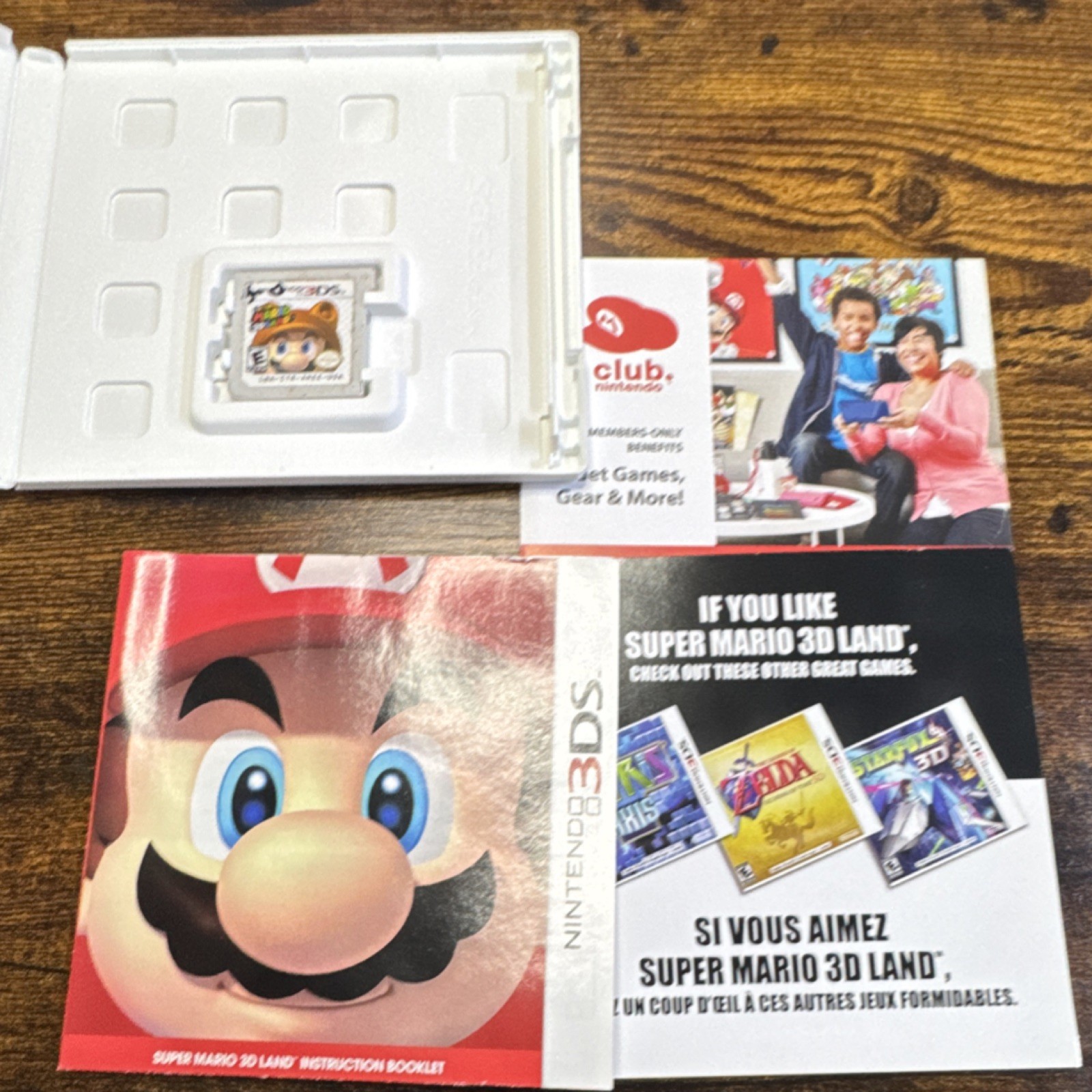 Nintendo Super Mario 3D Land Nintendo 3DS Platformer w/ Manual NTSC-U/C E 2011