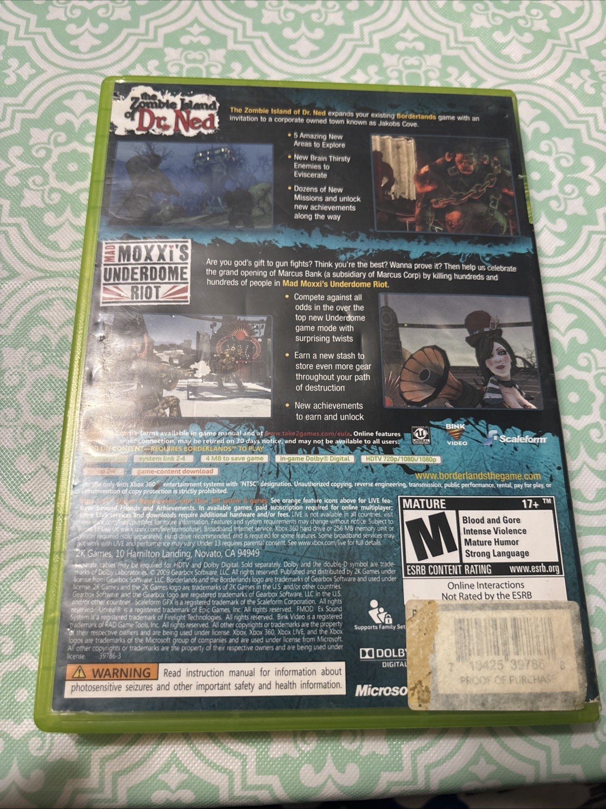 Borderlands Double Game Add-On Pack: The Zombie Island of Dr. Ned & Mad Moxxi’s