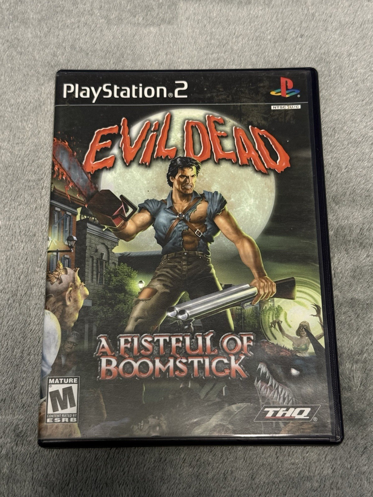 Evil Dead: A Fistful of Boomstick (Sony PlayStation 2, 2003) Rare No Manual