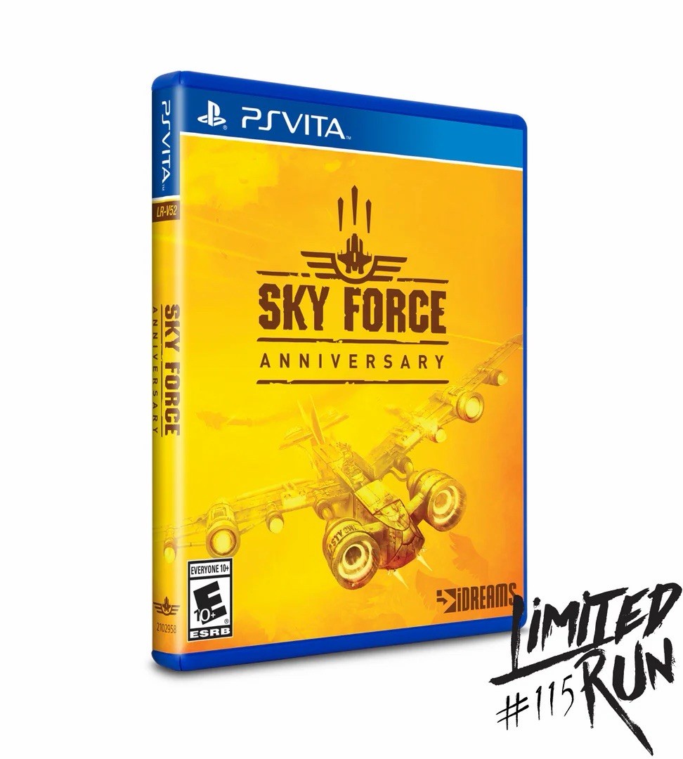 Sky Force Anniversary Limited Run Games #115 PS Vita BRAND NEW FACTORY SEALED