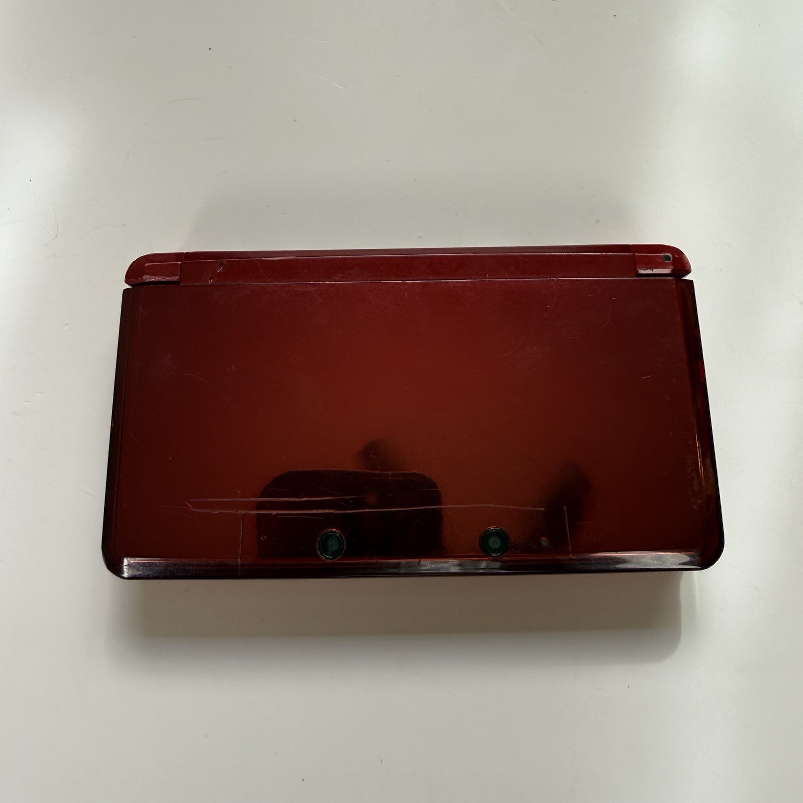 Nintendo 3DS Handheld System Flame Red Tested USA *READ DESCRIPTION