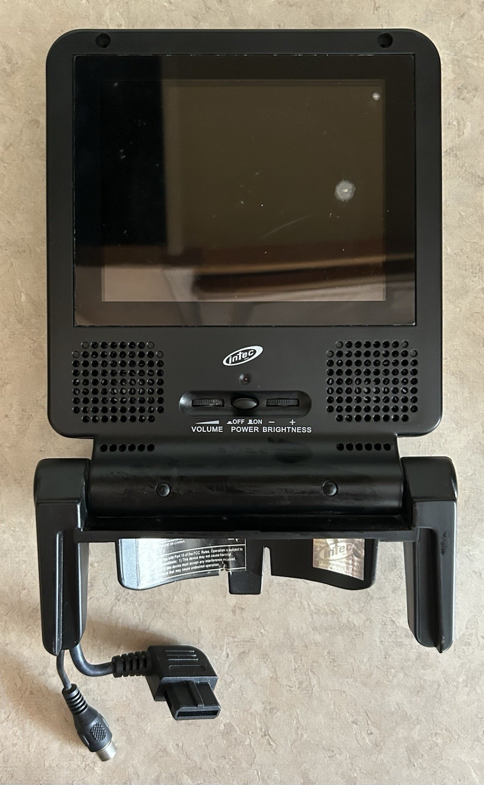 Intec Black Nintendo GameCube Portable LCD Screen – Tested, Working (2004)