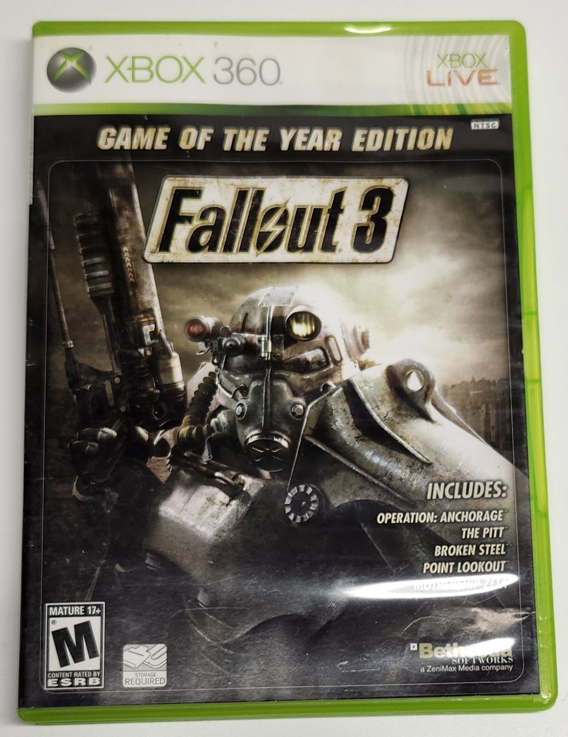 FallOut 3 (2008) & FallOut New Vegas (2012) Lot of 2 (Microsoft XBox) Tested