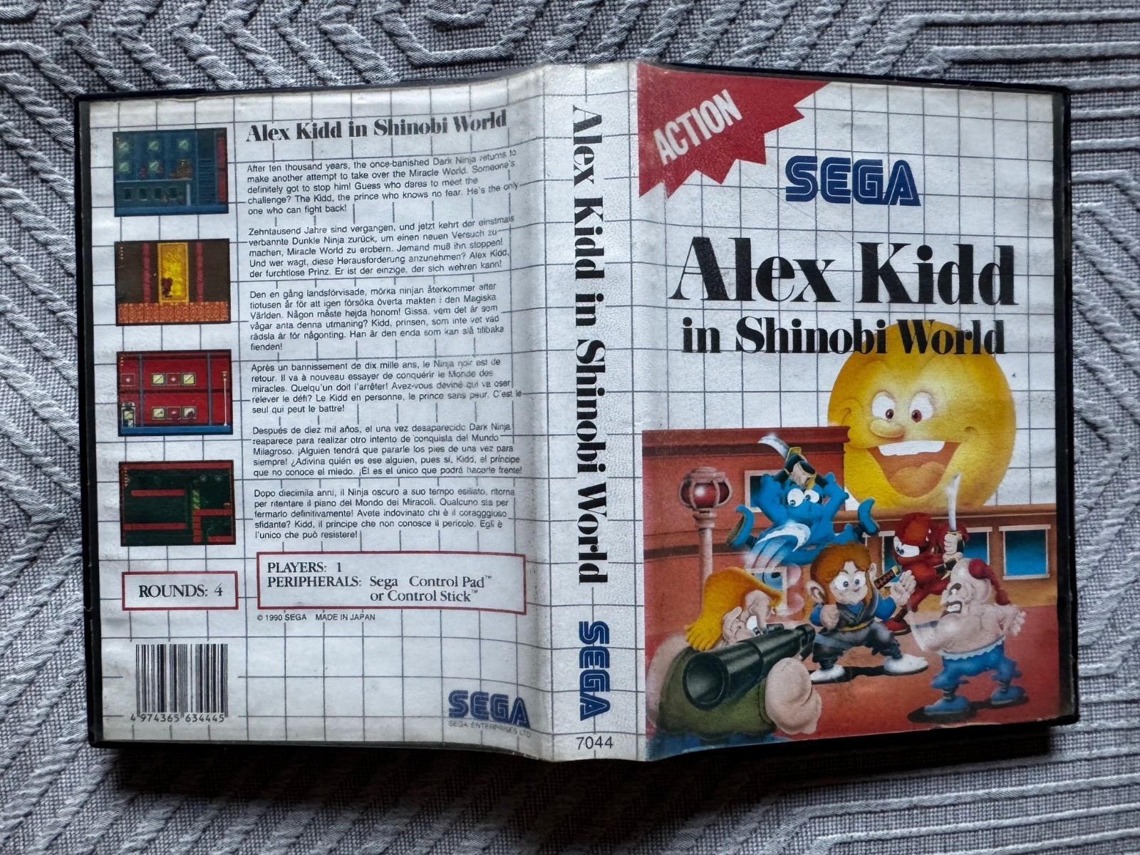 Master System ALEX KIDD in Shinobi World *NI* PAL REGION FREE (Works in US)