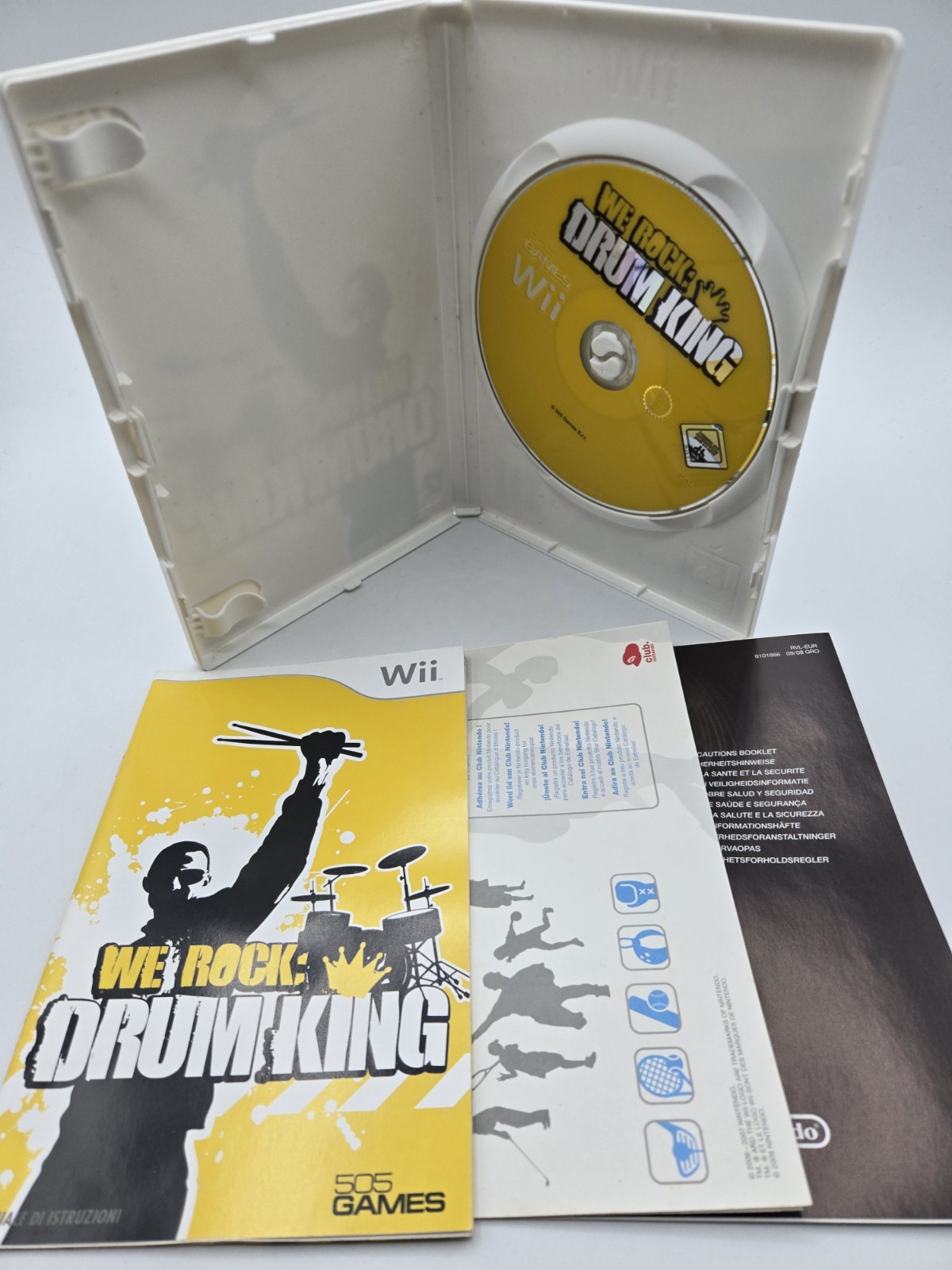 We Rock Drum King Nintendo Wii PAL (Italy) Music Game With Manual 1 Copy