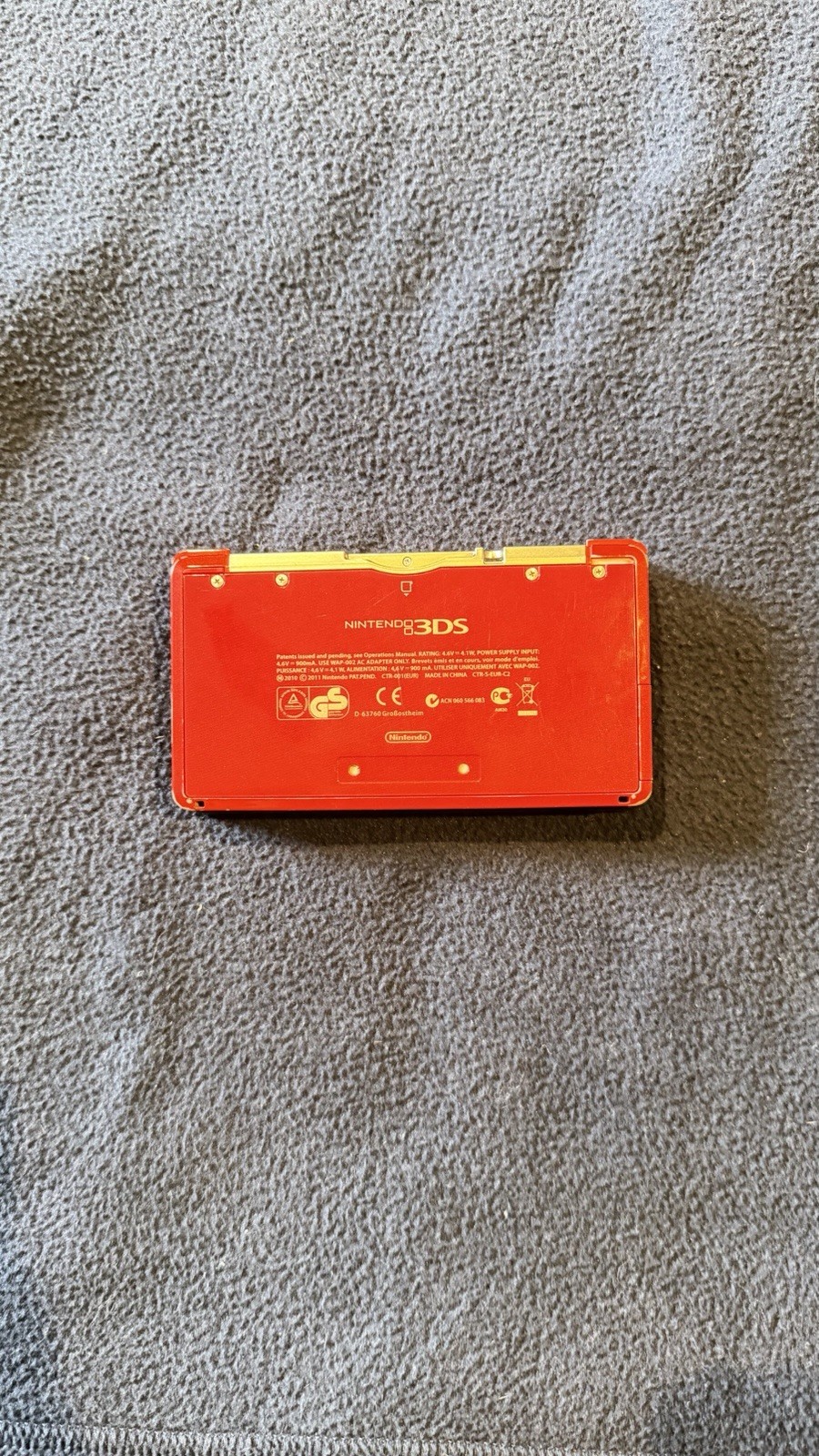 Nintendo 3DS Flame Red 64gb