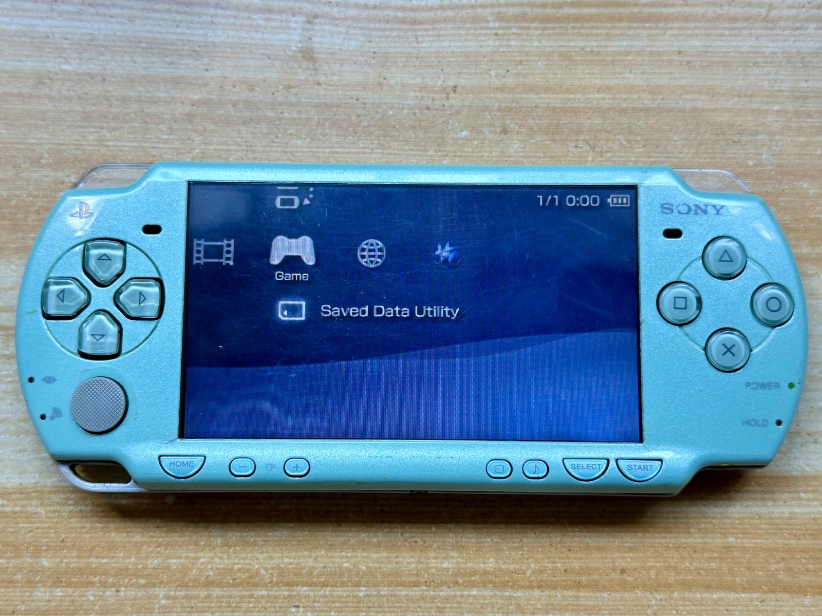 Sony PlayStation Portable PSP-2000 Pearl Ocean Ice Blue Handheld System Console