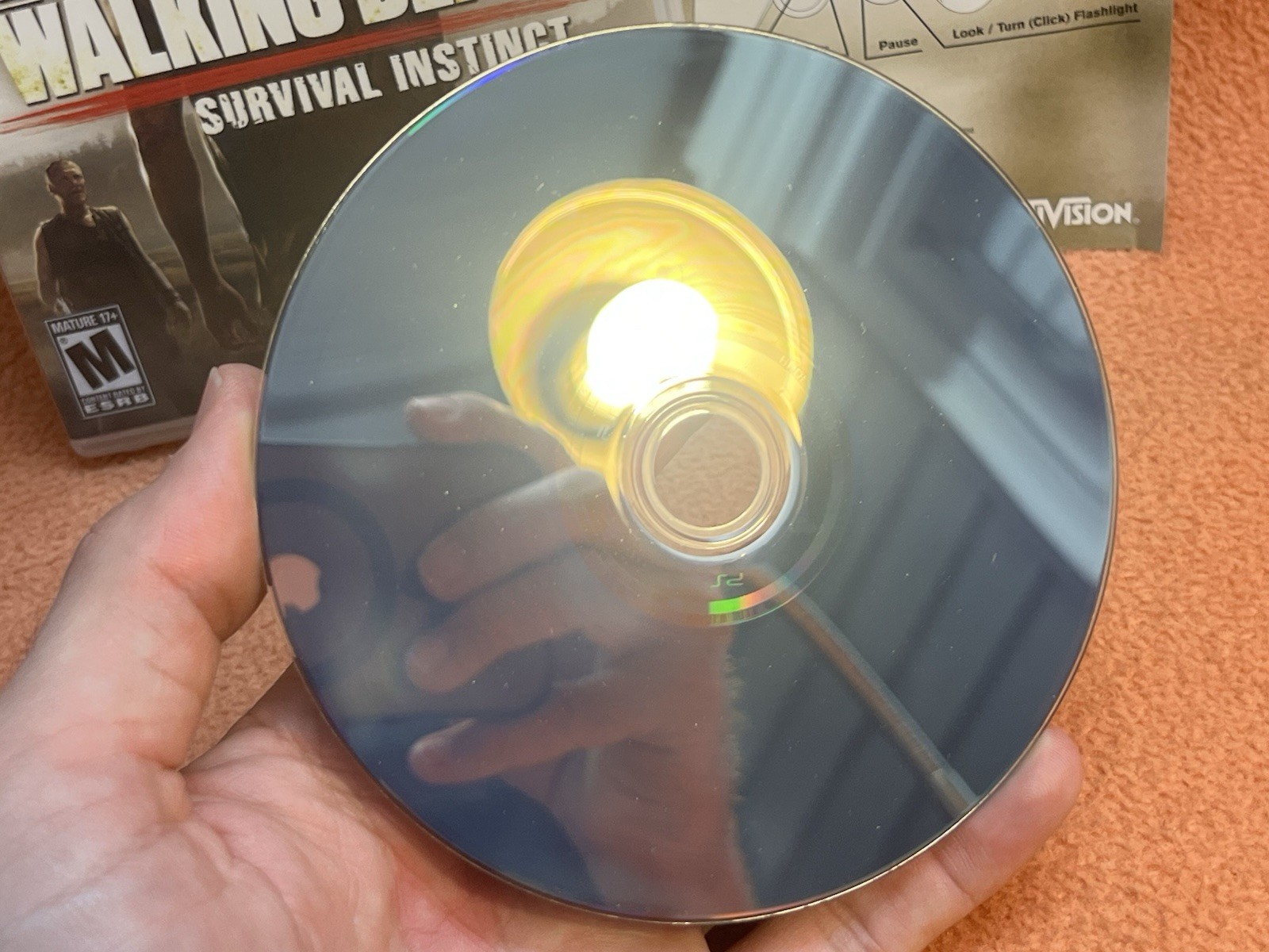 Walking Dead Survival Instinct Sony PlayStation 3 PS3 Game Case Inserts!