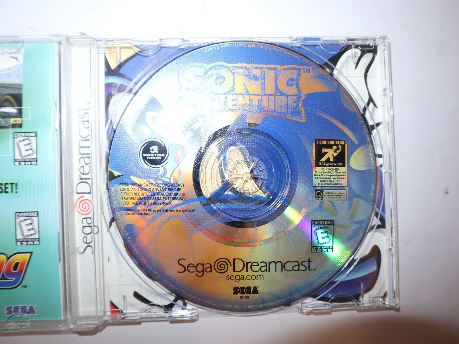Sonic Adventure (Sega Dreamcast, 1999) CIB