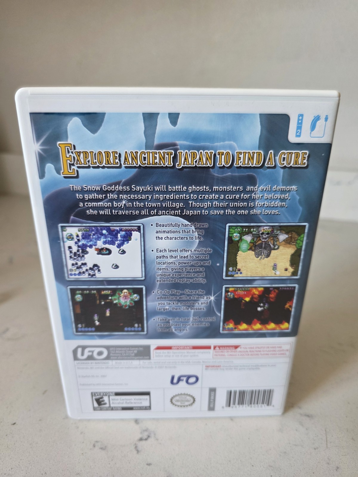 Heavenly Guardian (Nintendo Wii, 2008) Complete CIB UFO Interactive Tested