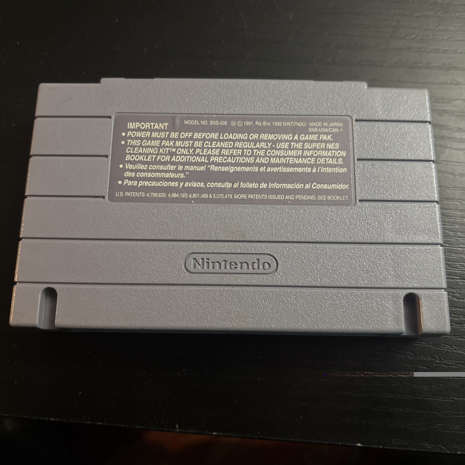Dennis The Menace Super Nintendo SNES Video Game Cartridge Only
