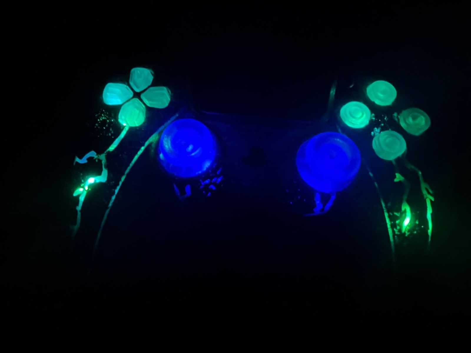 Playstation5 multi color light up controller lightning design ps5 gaming paddle