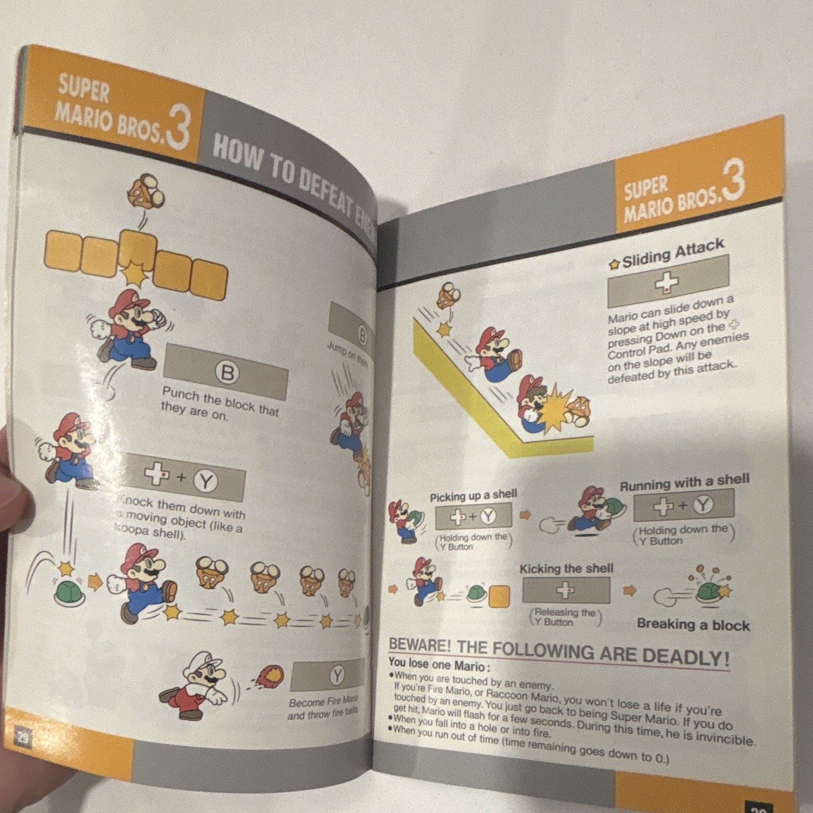 Nintendo SNES Super Mario All-Stars + Super Mario World Original Manual English