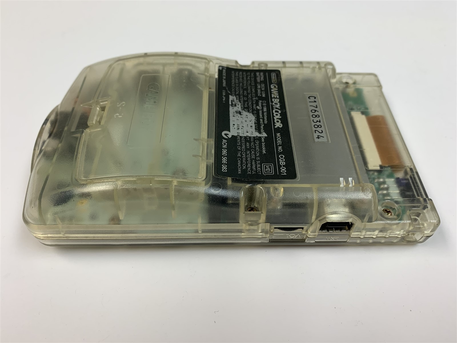 Nintendo Clear GameBoy Color Game Boy Handheld Console