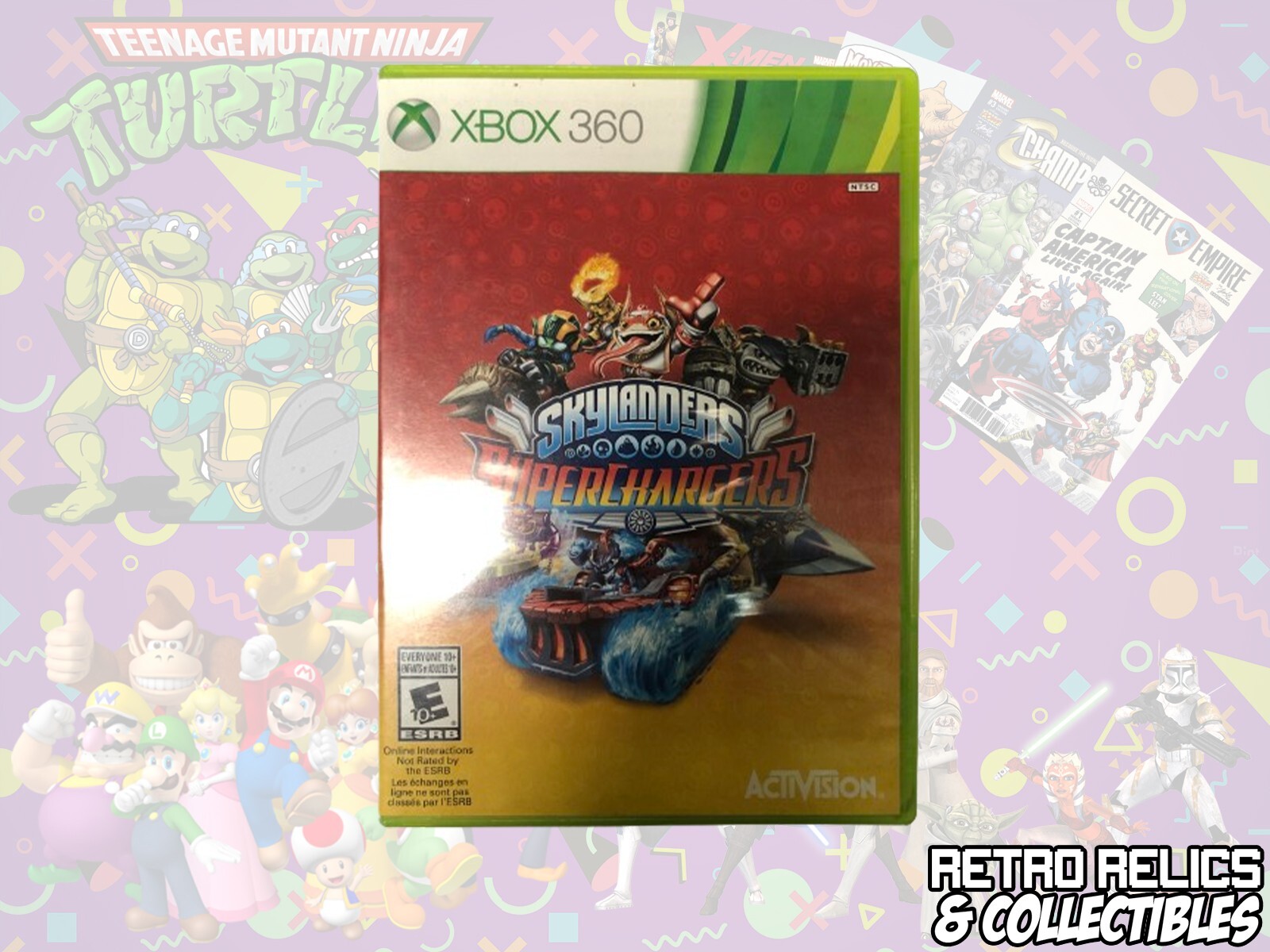 Skylanders: Super Chargers (Xbox 360) Case And Game Disc Only