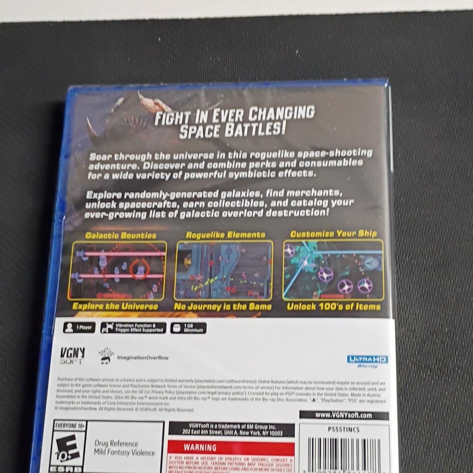 VGNYsoft Stellar Interface (PS5) Video Game, E10+ Everyone 10+