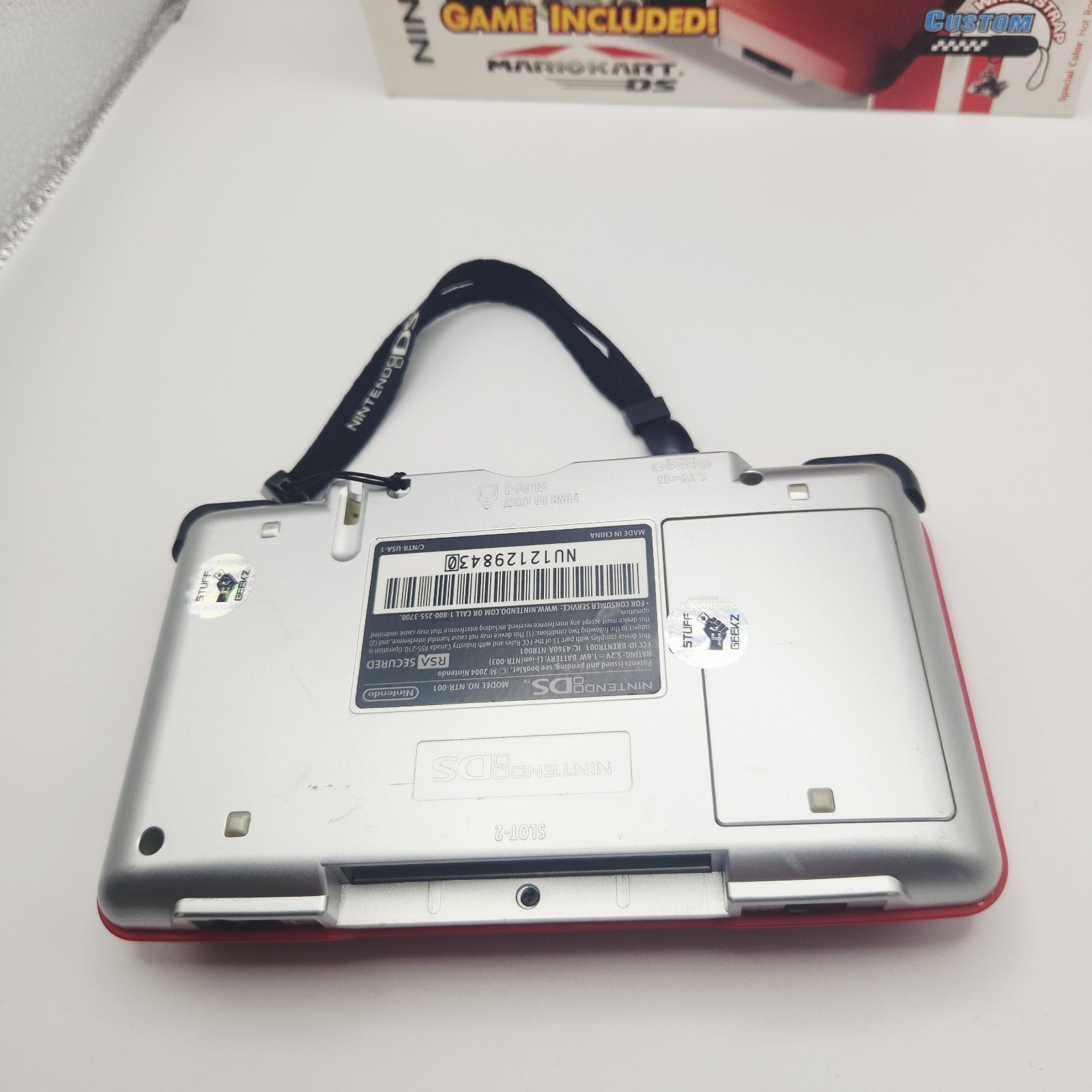Nintendo DS Mario Kart Edition Handheld Video Game System Tested Working *READ*
