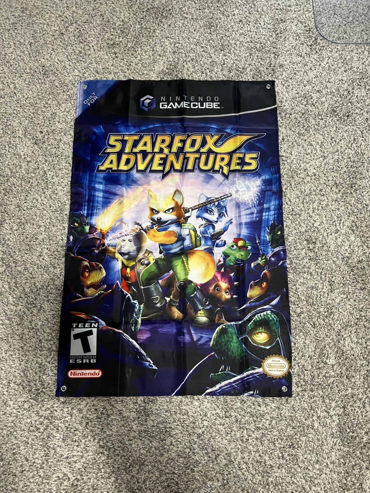 Starfox Adventures Wall Flag Banner Tapestry 2 x 3 Ft, Gamecube