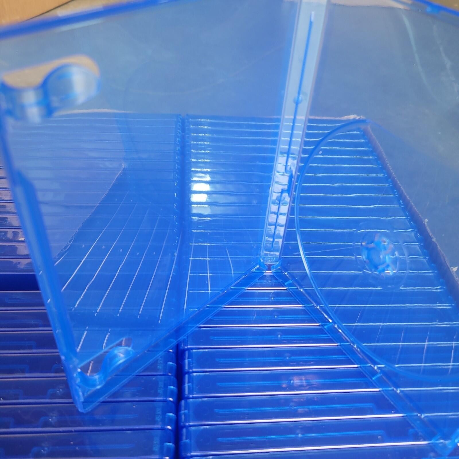Wholesale Lot of 50 Brand New PS4 / PS5 Game Case Replacement Clear Blue