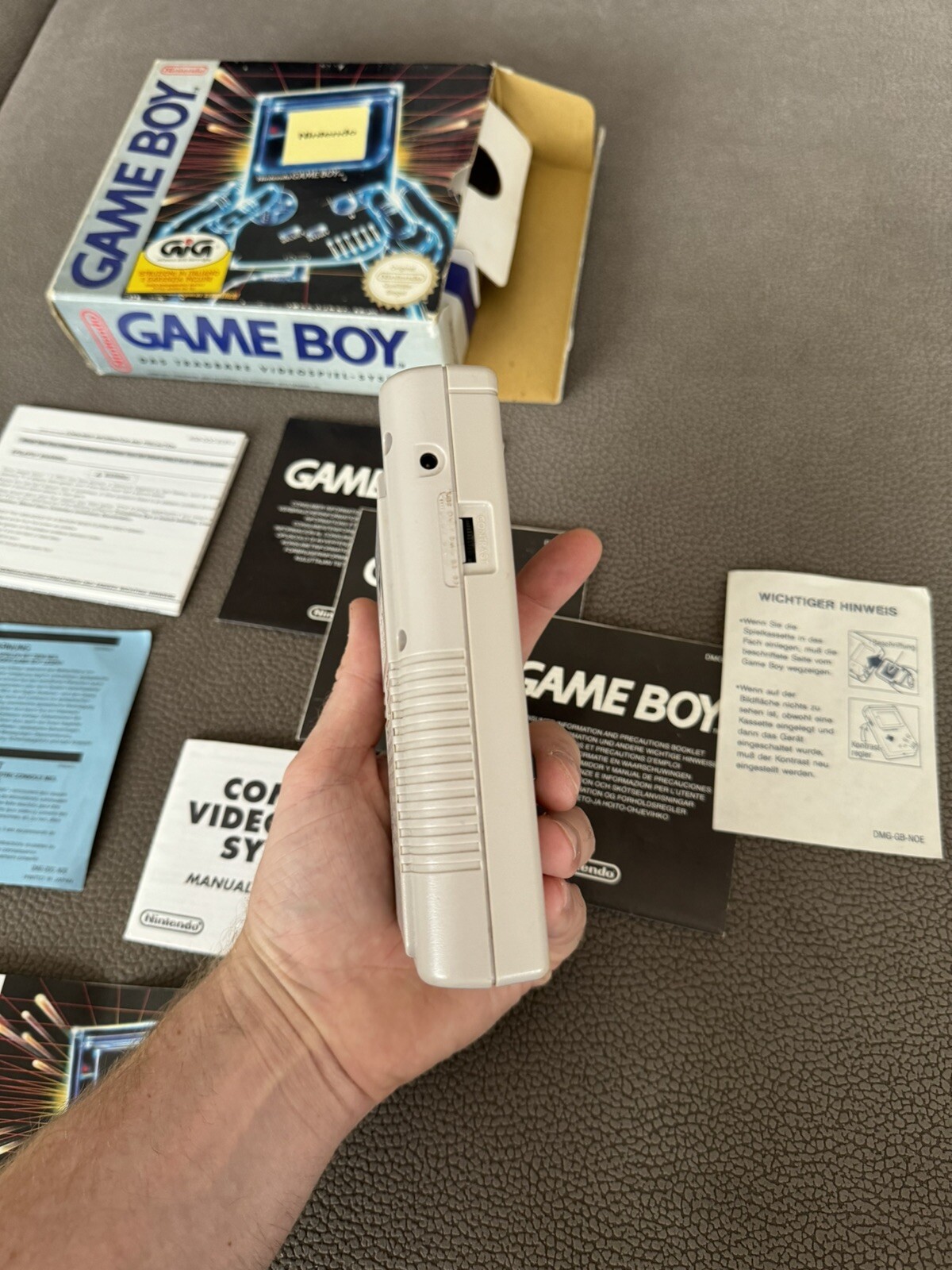 NINTENDO GAME BOY CLASSIC 1989 – 1a EDIZIONE! – GIG ITALIA IMPORT GER – COMPLETO