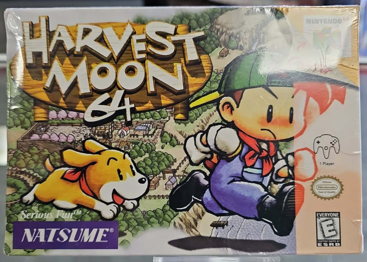 Harvest Moon 64 Nintendo N64 Natsume – Factory Sealed Brand New READ