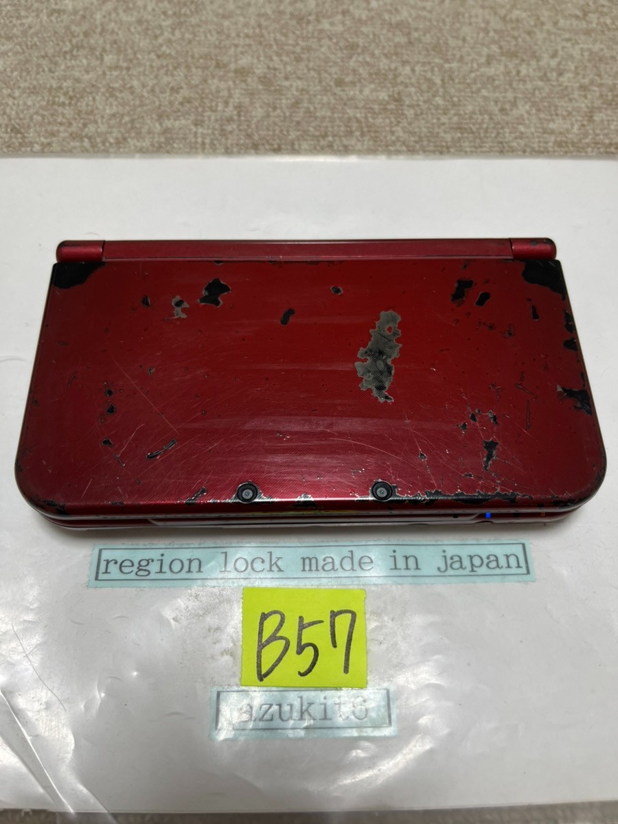 New 3DS LL XL Metalic red Japan Nintendo Console region Japanese B57