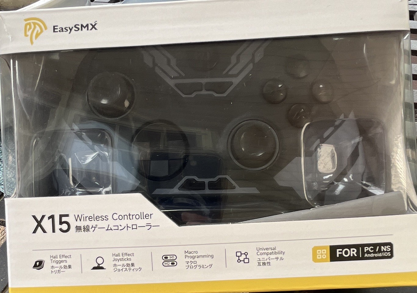 EasySMX X15 Wireless Controller Hall Effect, Macro, PC/Switch/Android/iOS