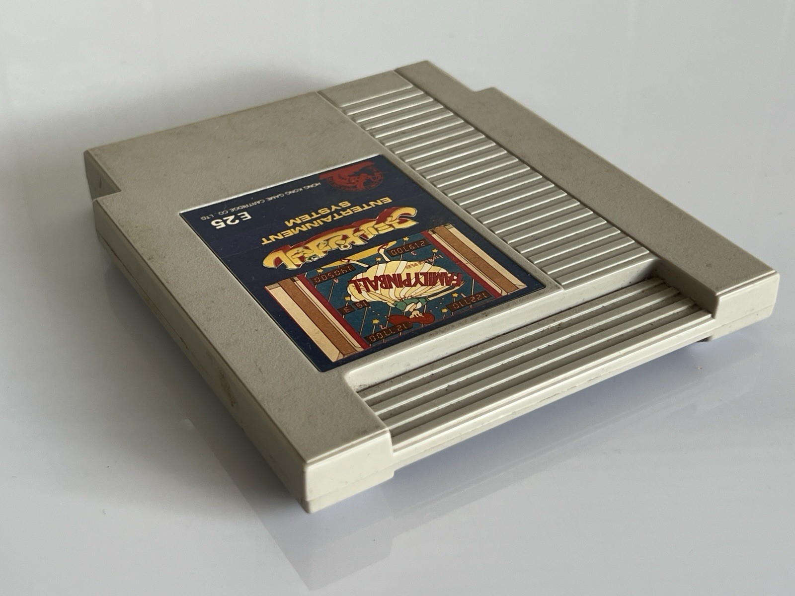 Family Pinball Nintendo NES Hong Kong Game Cartridge E25 Bootleg