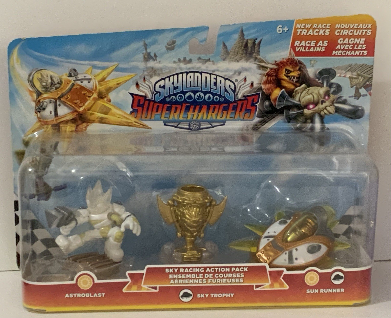 Skylander Supercharger Legendary Sky Racing Action Pack