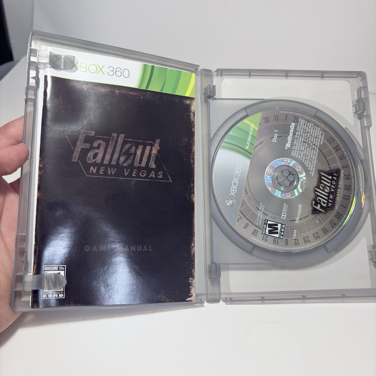 Fallout New Vegas Ultimate Edition Xbox 360 Complete CIB Tested Platinum Hits