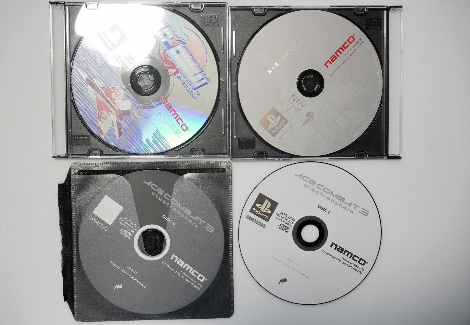 PlayStation 1 Namco Air Combat 1 2 3 Japan PS1 game US Seller