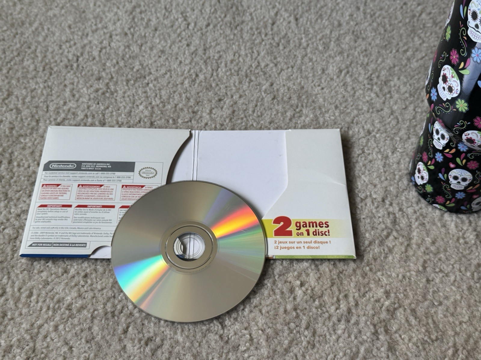 Wii Sports & Wii Sports Resort 2 in 1 Combo Disc Nintendo – Tested
