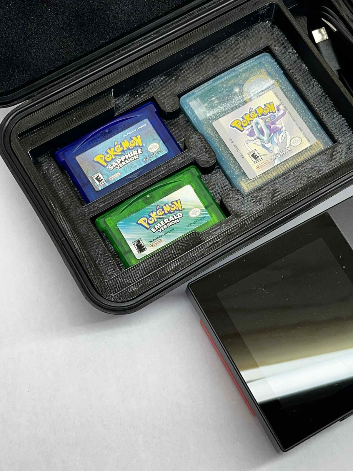 Analogue Pocket Carrying Case – Holds 4 Games + USB-C Slot | Compact Travel Case