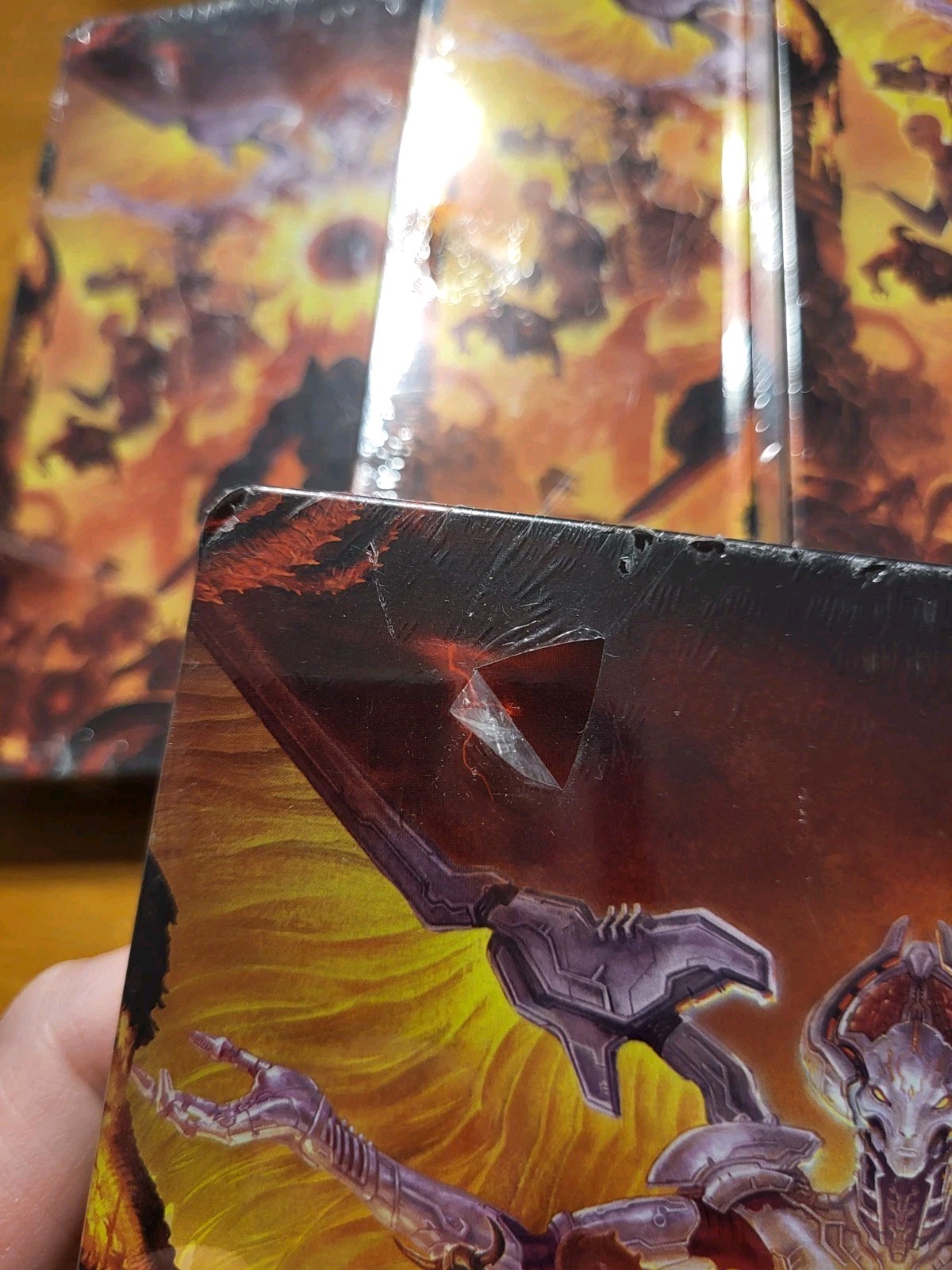 Doom Eternal Steelbook NO GAME EMPTY CASE Xbox One PS4 READ