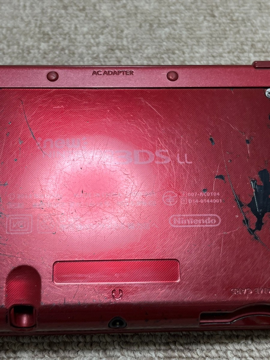 New 3DS LL XL Metalic red Japan Nintendo Console region Japanese B57
