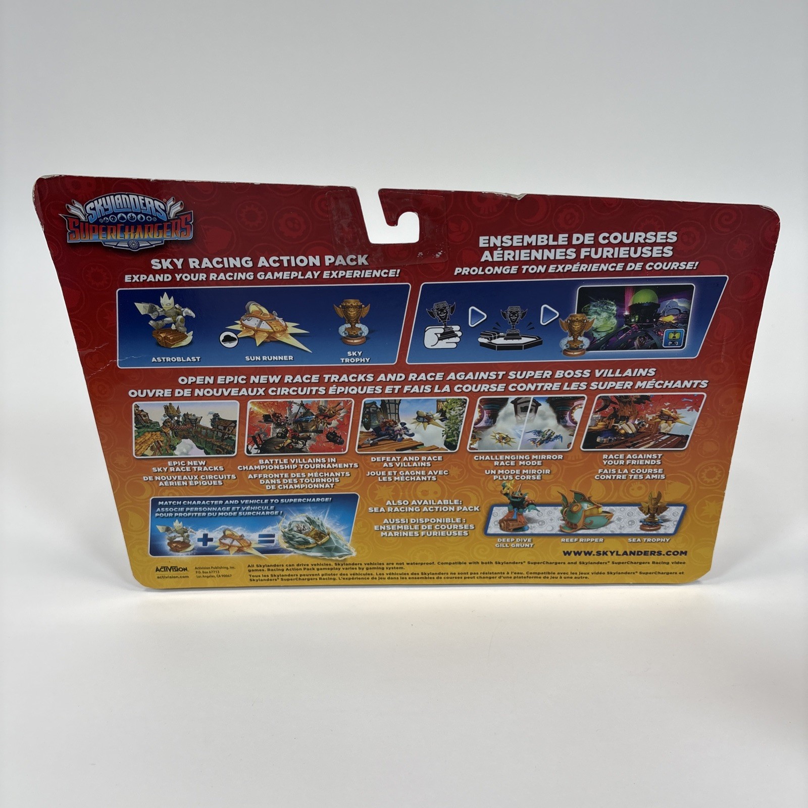 Skylanders Super Chargers Sky Racing Pack Astroblast Sky Trophy Sun Runner 2015