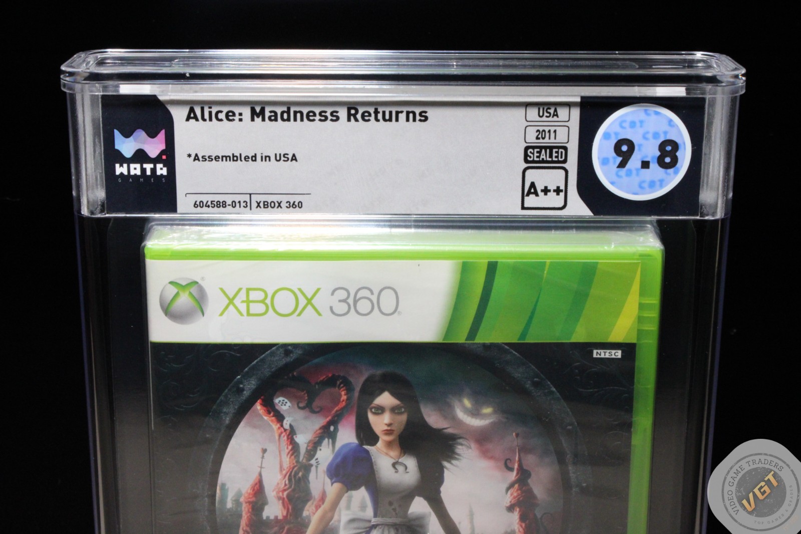 WATA 9.8 A++ – Alice: Madness Returns Xbox 360 2011 NEW! – RARE!