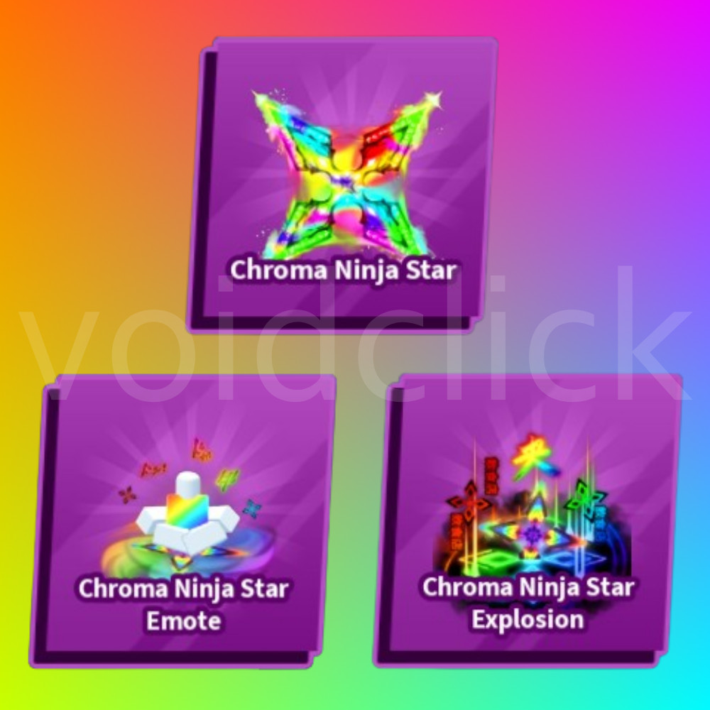 Chroma Ninja Star [Full Set] (Blade Ball)
