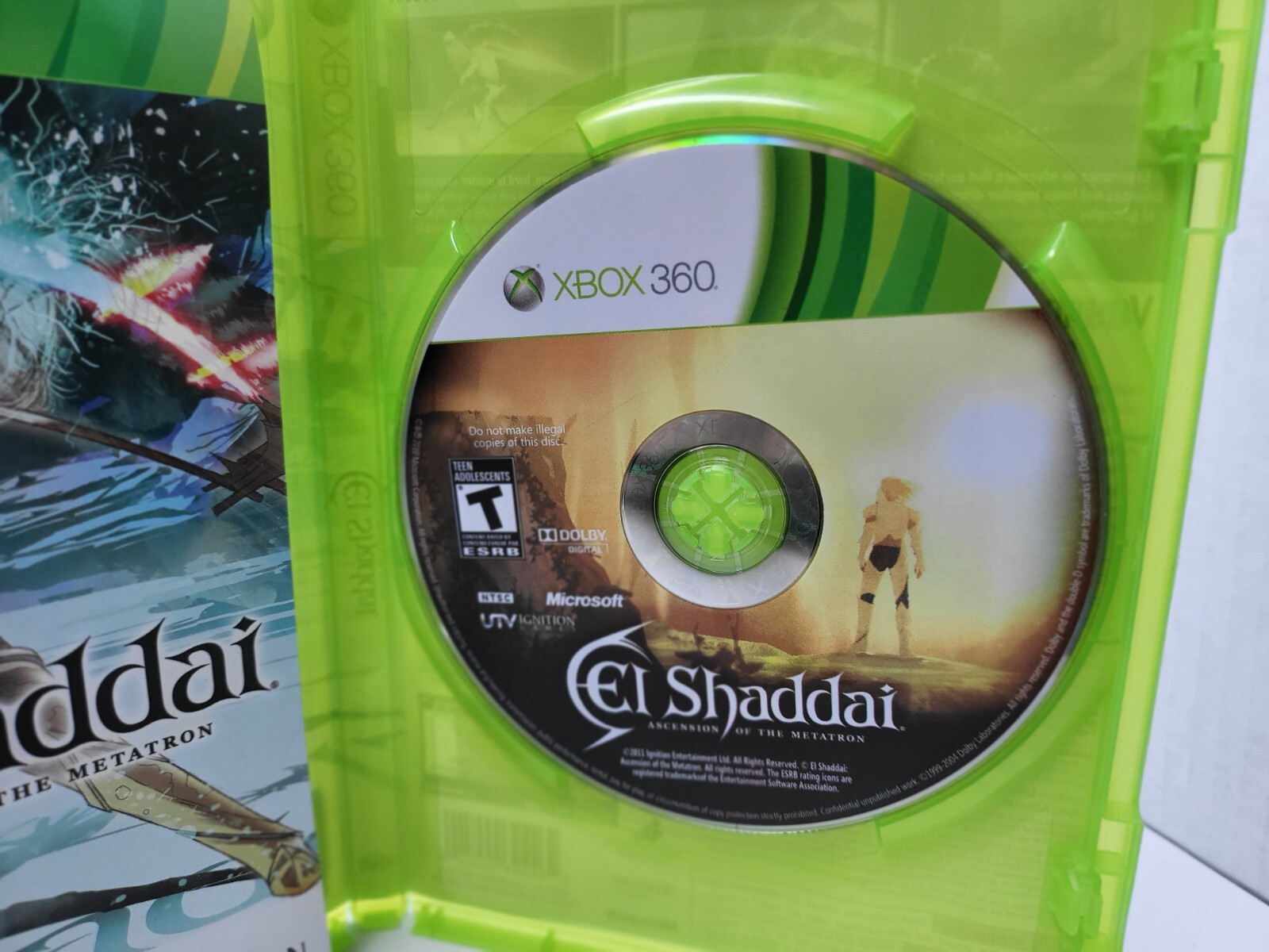 MINT EL SHADDAI RPG AWESOME ROLE PLAYING GAME FOR XBOX 360 MINT ##