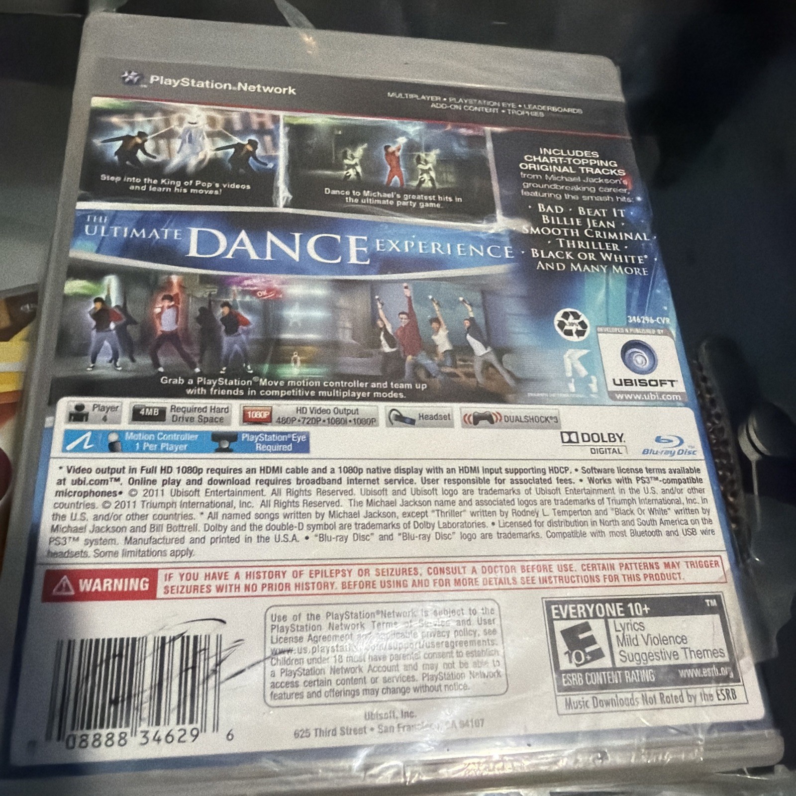 Michael Jackson: The Experience Sony PlayStation 3 Brand New