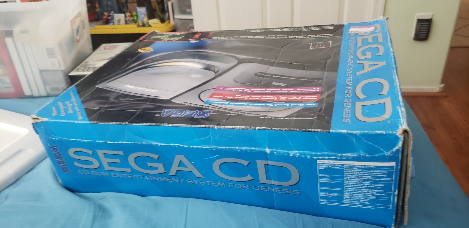 Sega Genesis Console With Box Sega Cd Console NBA JAM Game