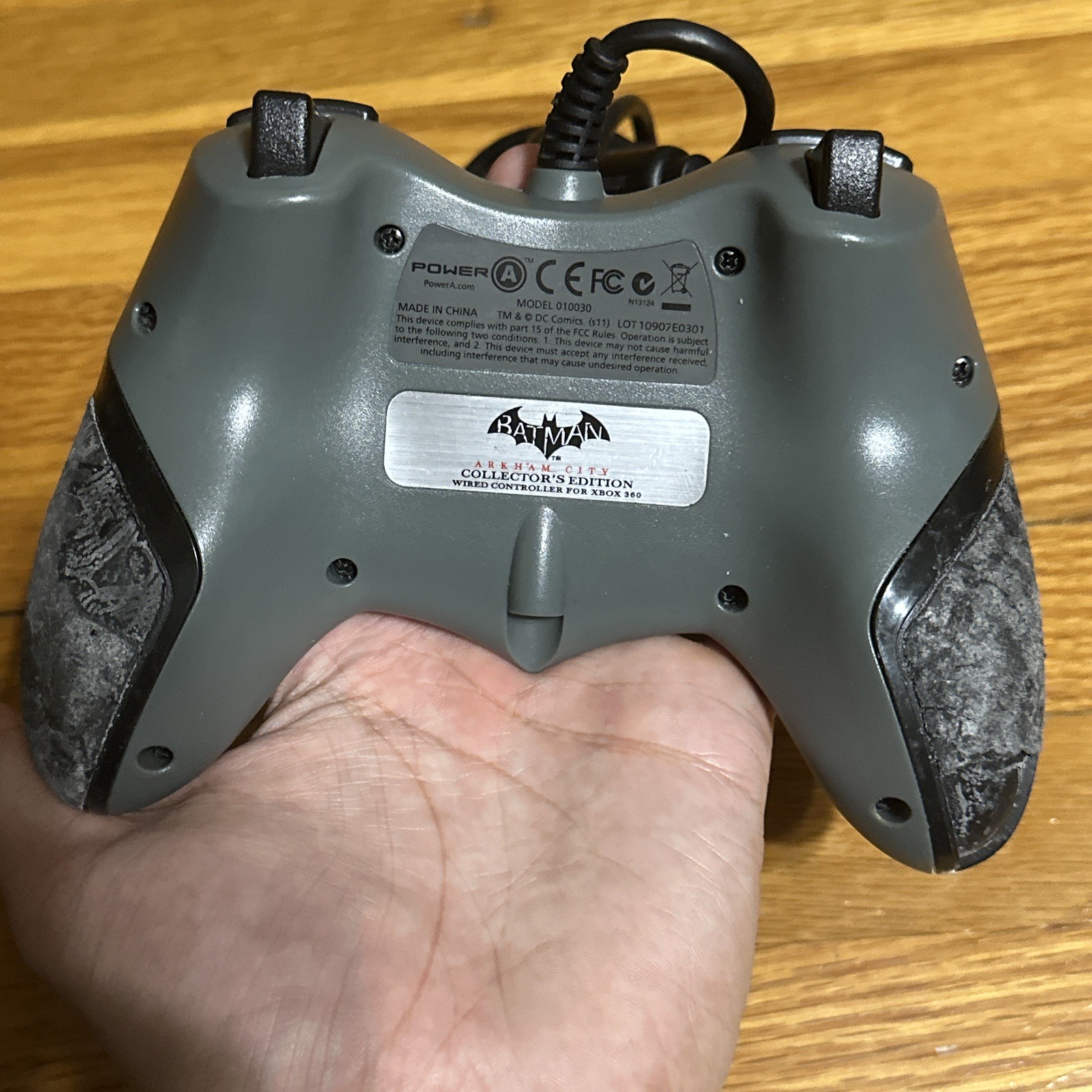 Batman Arkham City Power A Batarang Controller Xbox 360 Used Tested