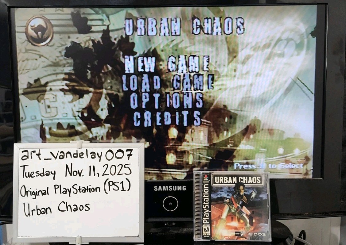 Urban Chaos – (PS1, 1999) *CIB w/ Reg Card + Case Protector* VGC* Tested!