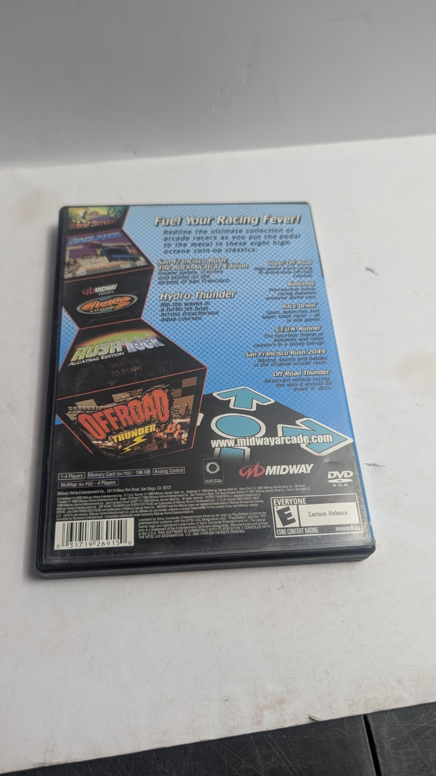Midway Arcade Treasures 3 (Sony PlayStation 2, 2005) PS2 – Complete in Box (CIB)