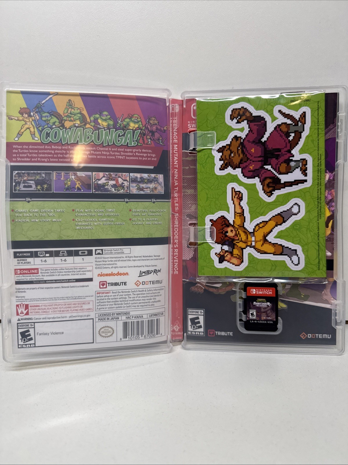 Teenage Mutant Ninja Turtles (Nintendo Switch, 2022) (Read)