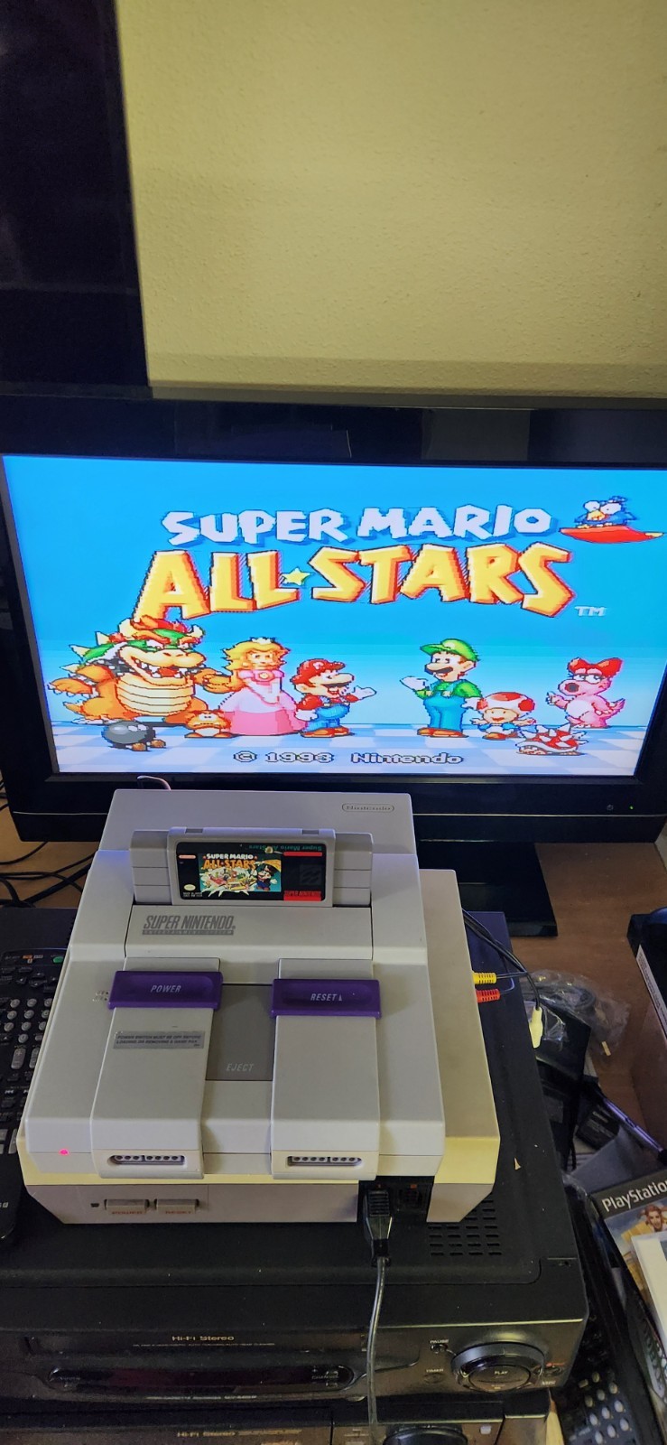 Super Mario All-Stars 1992 SNES Super Nintendo Authentic OEM Cartridge