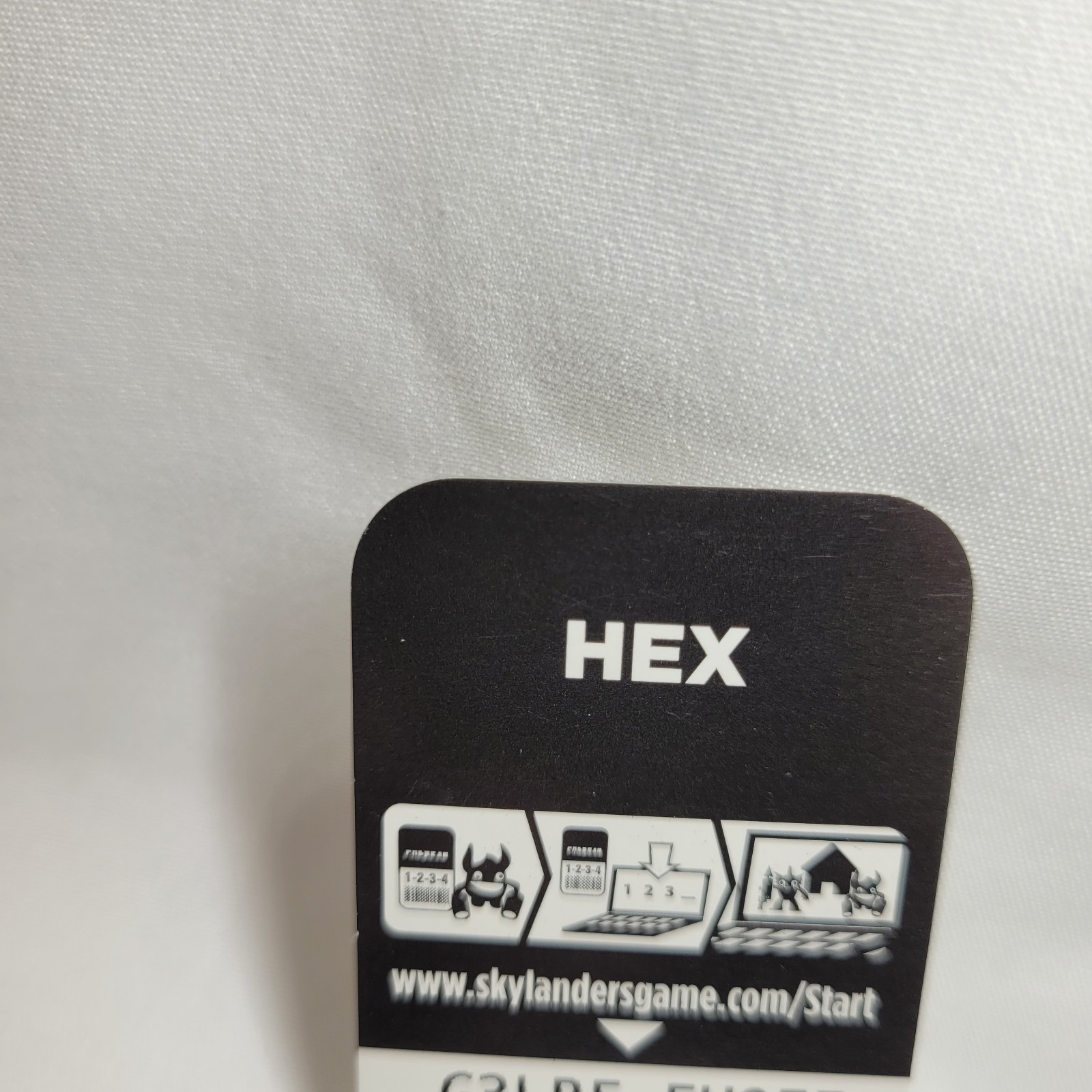 Skylanders Spyro’s Adventure HEX Figure+Trading Card,Stickers +Web Code