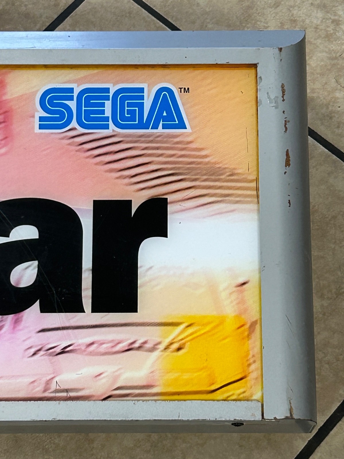 ******RARE Vintage 1997 Promotion Sega Touring Car Championship Sign RARE******